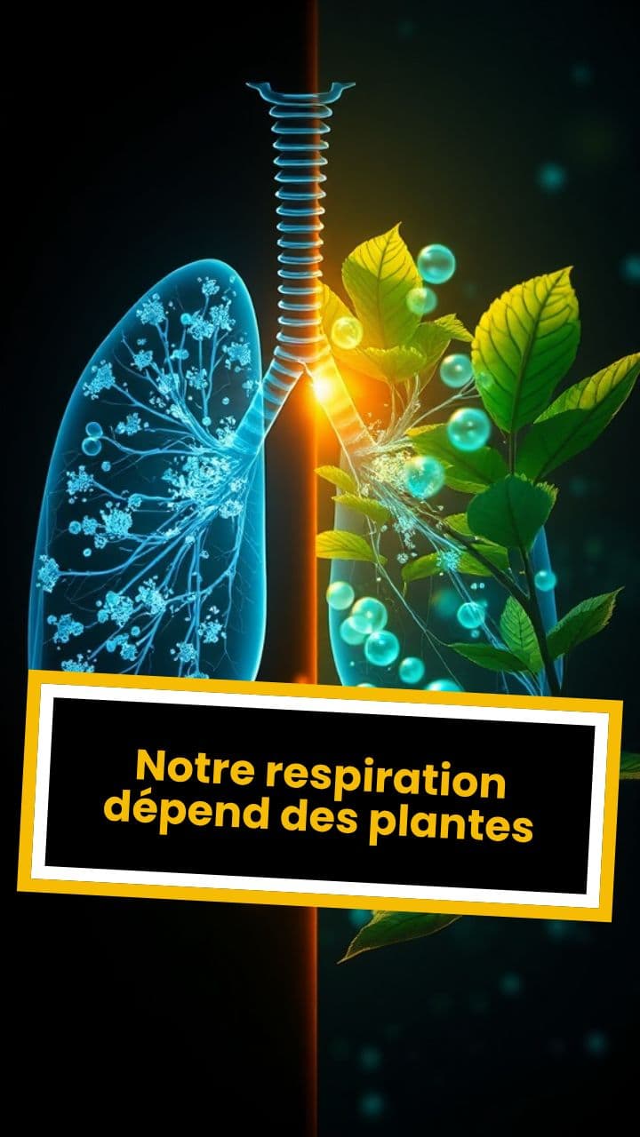 Notre respiration dépend des plantes