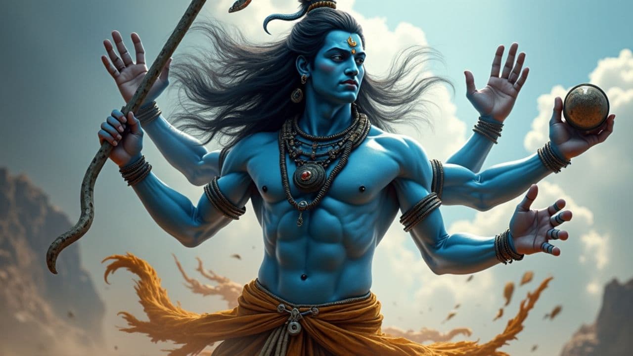Furious Dance of Lord Shiva