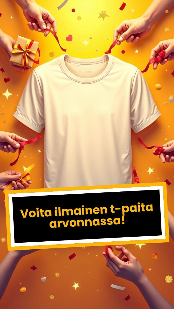 Voita ilmainen t-paita arvonnassa!