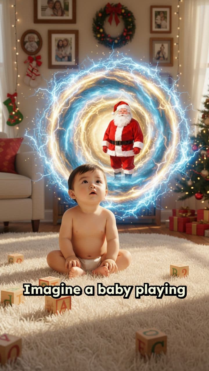 Santa’s Wormhole Surprise Visit