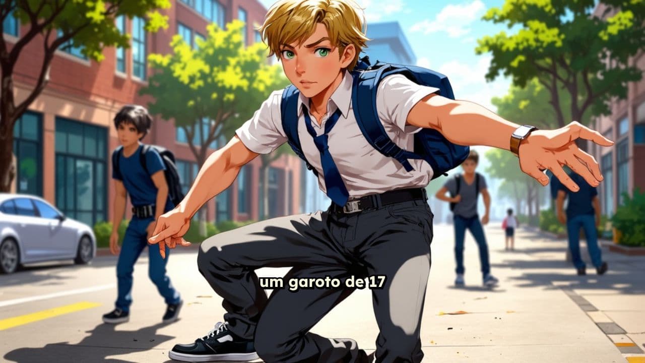 Um garoto, uma briga e um riso