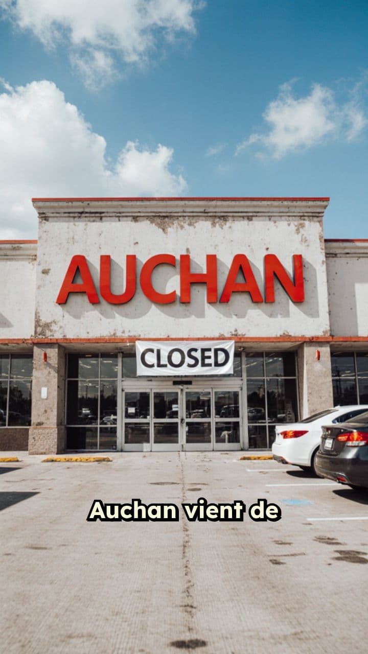 Auchan disparaît, Intermarché et Netto prennent le relais