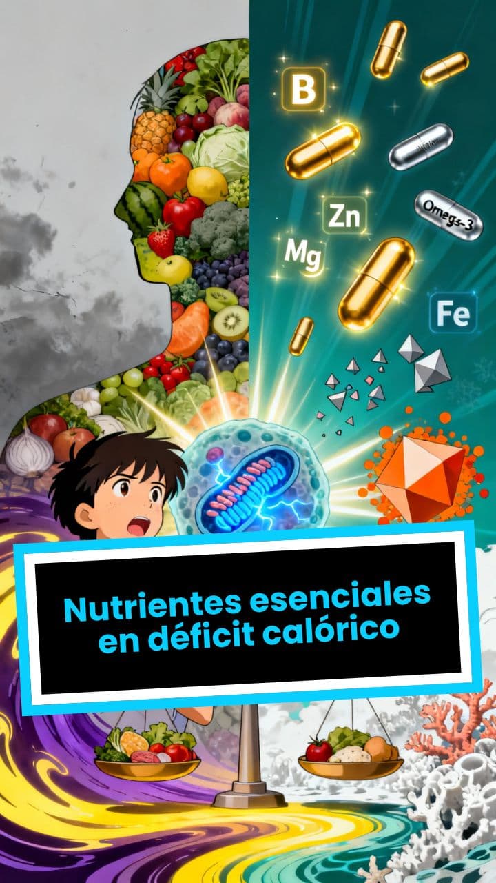 Nutrientes esenciales en déficit calórico