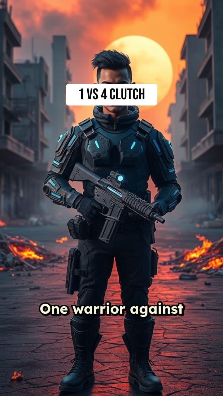 Free Fire Epic 1v4 Clutch Montage