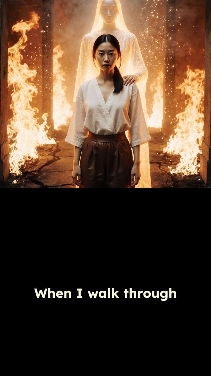 Right Beside Me Through Fire and Water