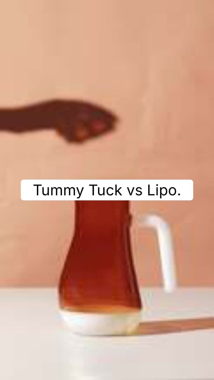 Tummy Tuck vs Lipo.