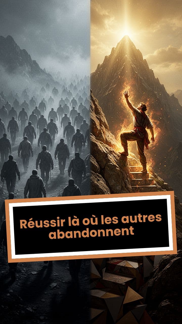 Réussir là où les autres abandonnent