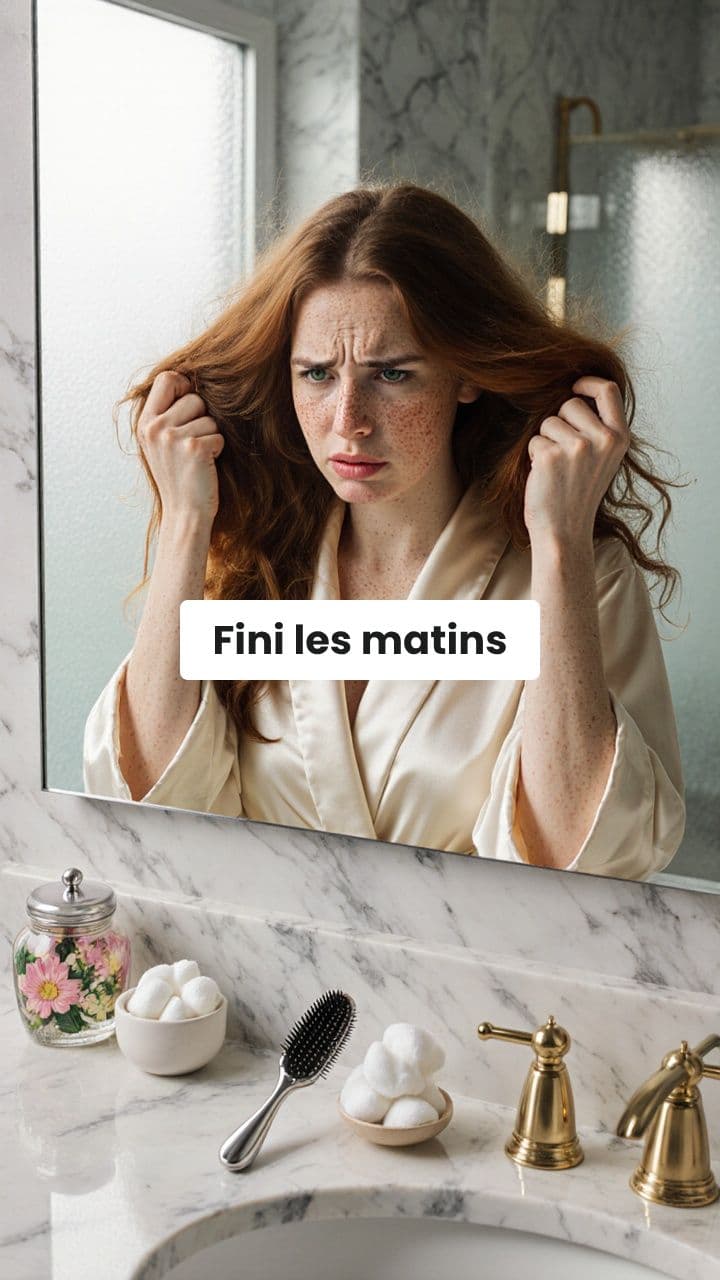 Peigne hydratant anti-frisottis sans douleur