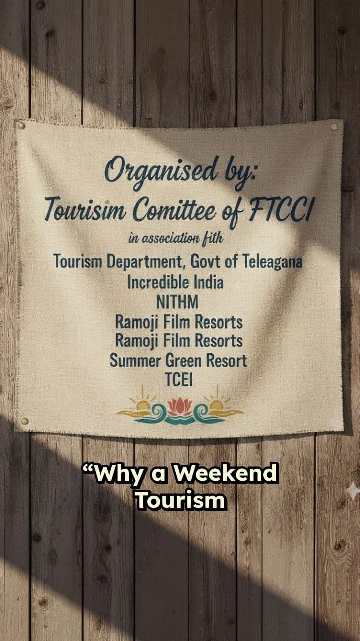 Weekend Tourism Economy Conference in Telangana