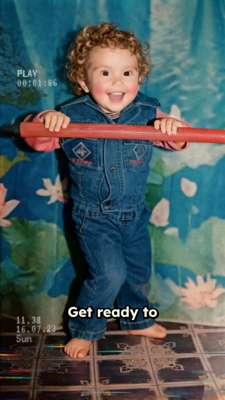 Toddler's Joyful Dance