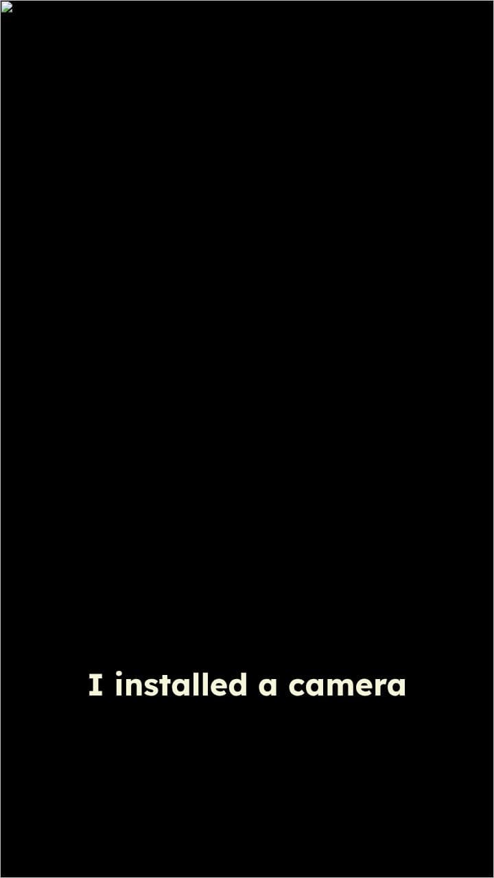 The Camera Turned Toward Me