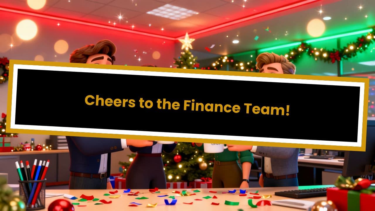 Cheers to the Finance Team!