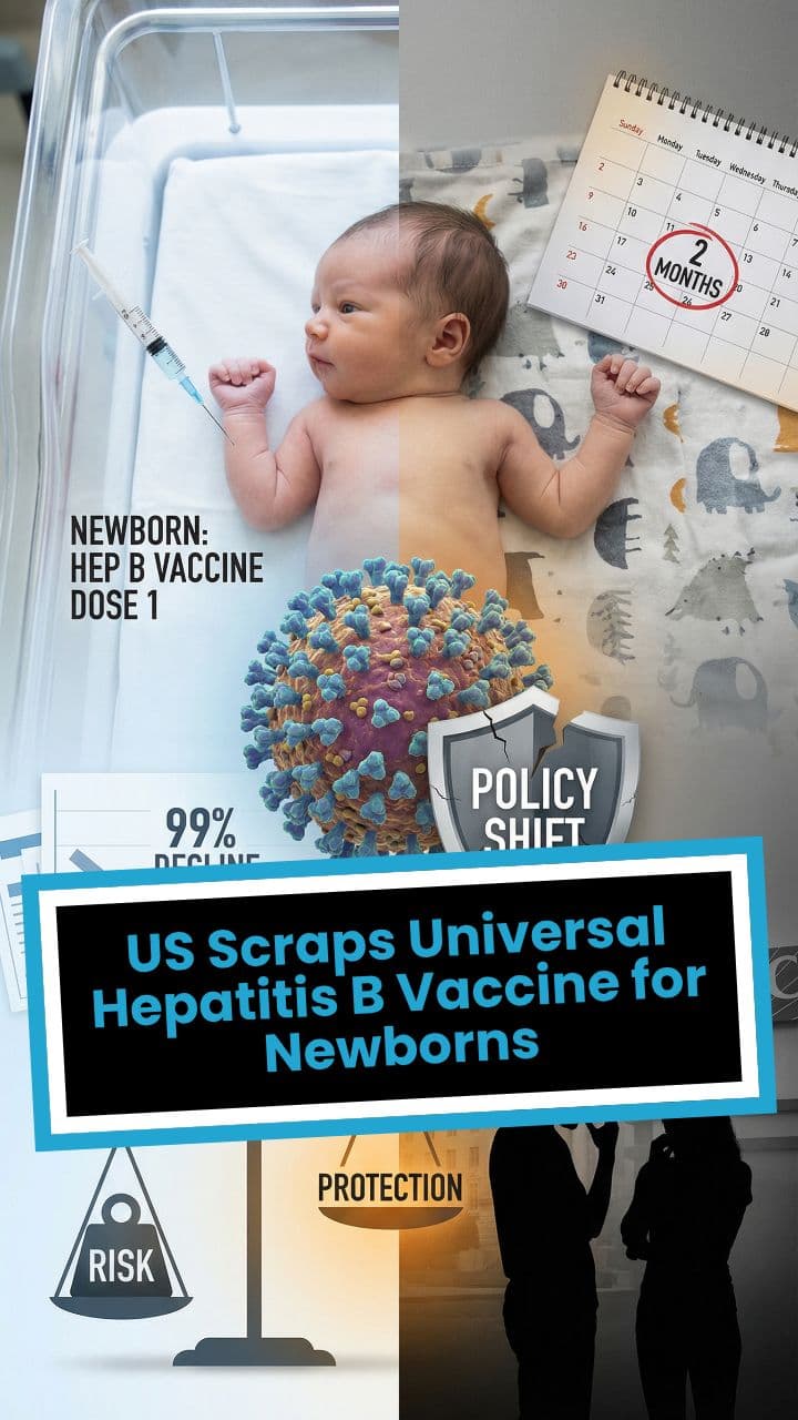 US Scraps Universal Hepatitis B Vaccine for Newborns