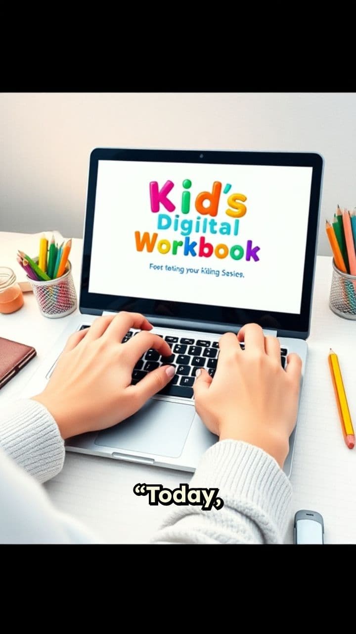 Engaging Digital Workbook for Kids