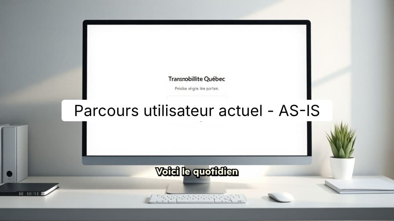 Portail RH TransMobilité Québec - Expérience AS-IS
