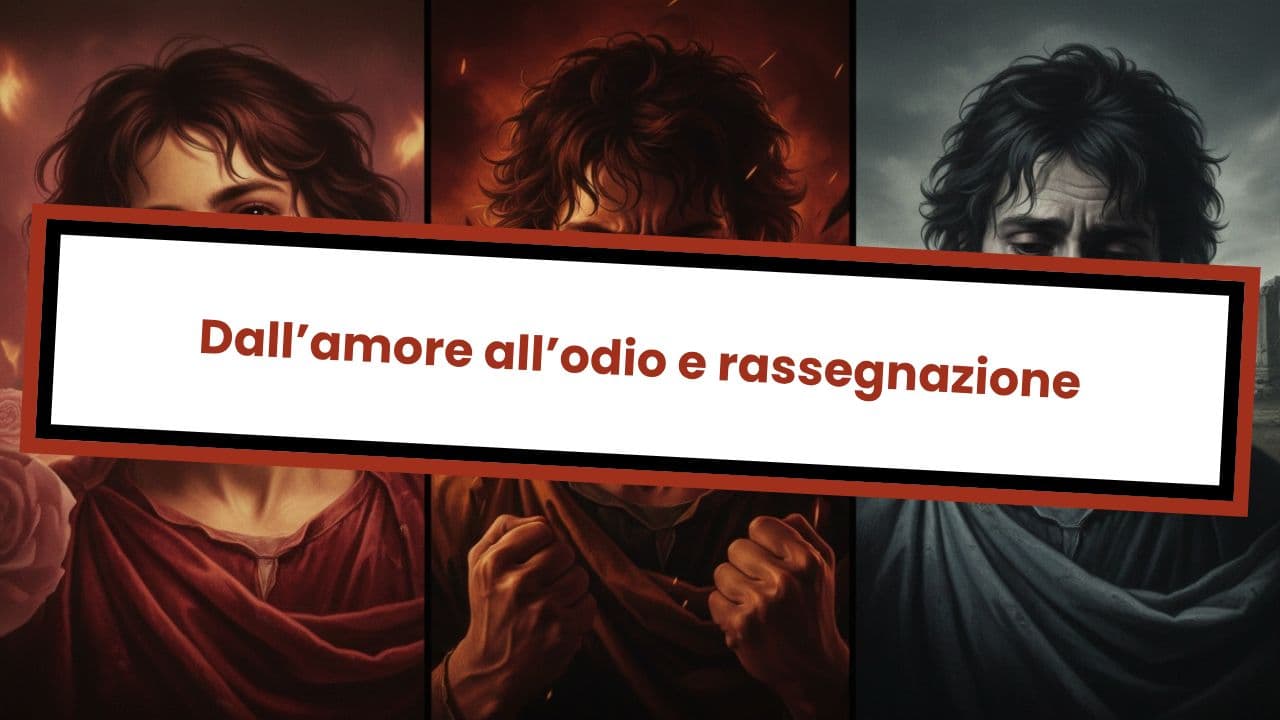 Dall’amore all’odio e rassegnazione