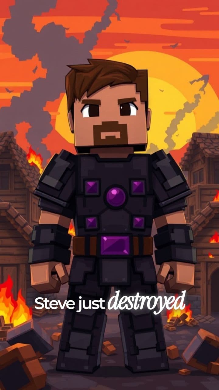 Geralt vs Steve: An Unfair Fight