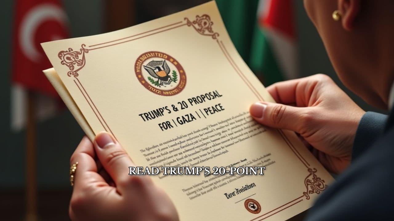 Trump's 20-Point Gaza Peace Proposal