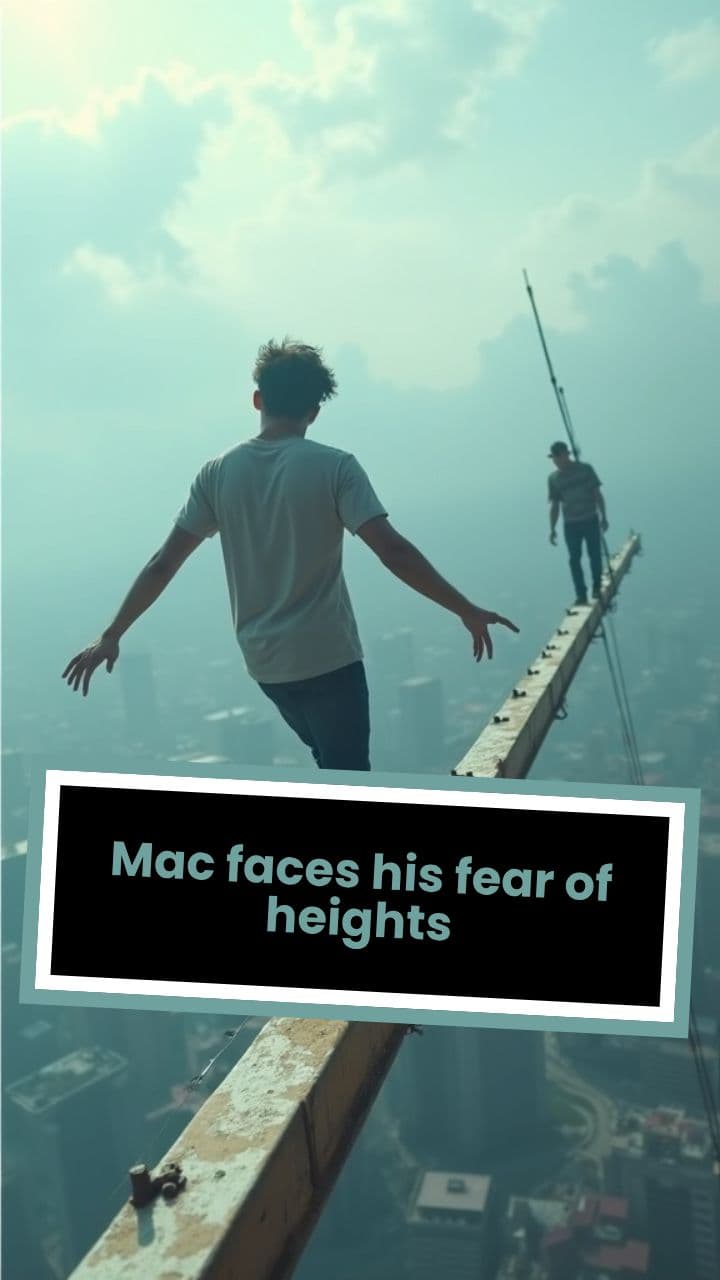 Mac faces his fear of heights