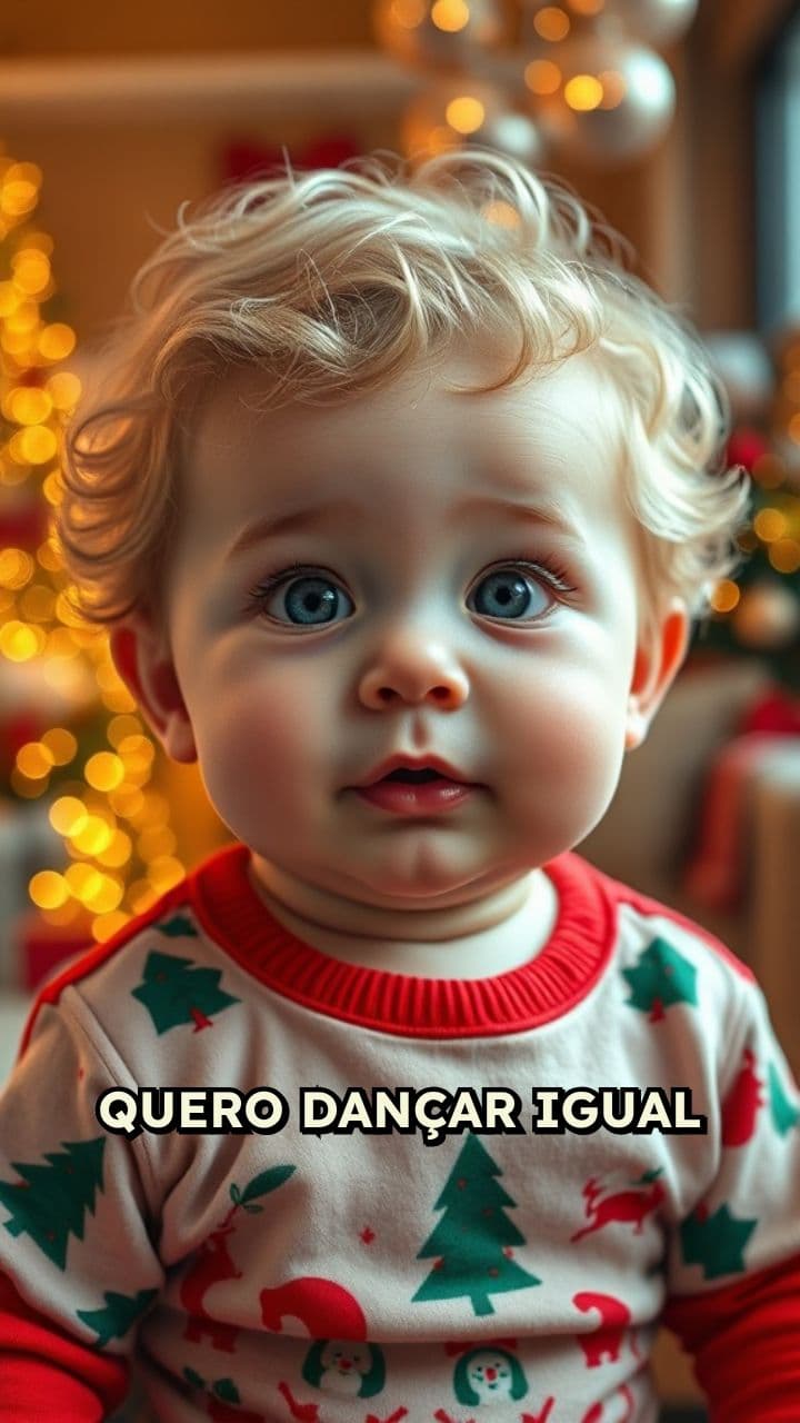 A Dança de Natal do Papai e do Bebê