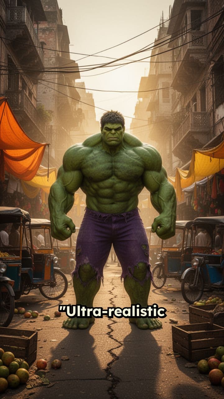 Hulk Faces a Mysterious Robot