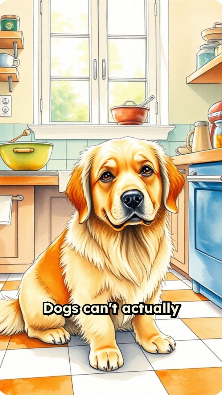 Baking Cookies with My Golden Retriever