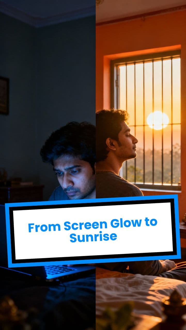 From Screen Glow to Sunrise