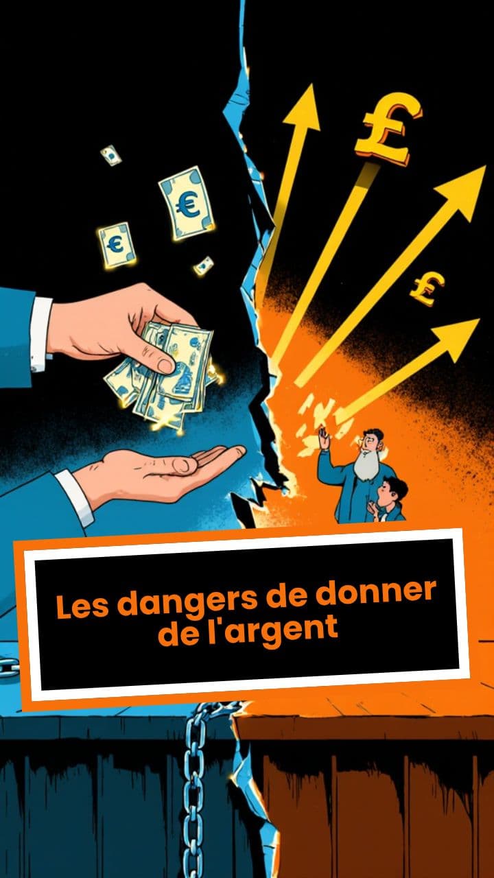 Les dangers de donner de l'argent