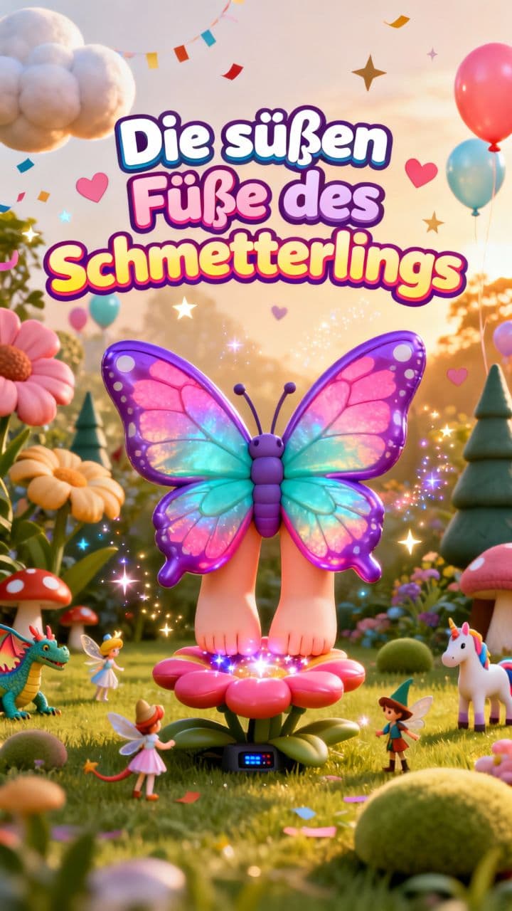 Die süßen Füße des Schmetterlings
