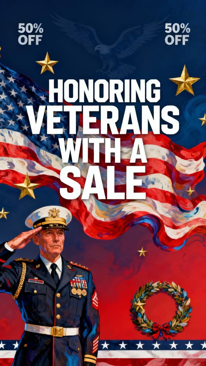 Honoring Veterans with a Sale
