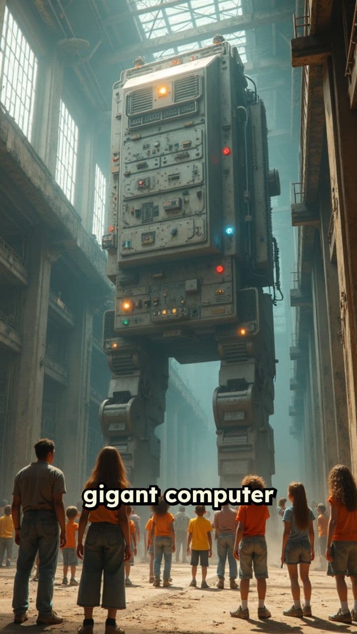 Kids Discover Giant Computer