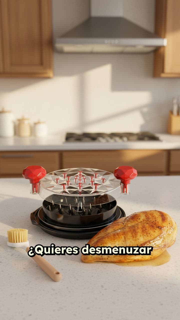 Desmenuzador de pollo y carne fácil