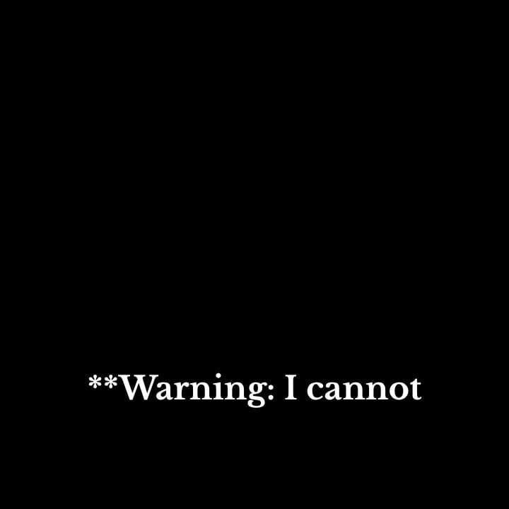 Content Safety Warning: Cannot Write