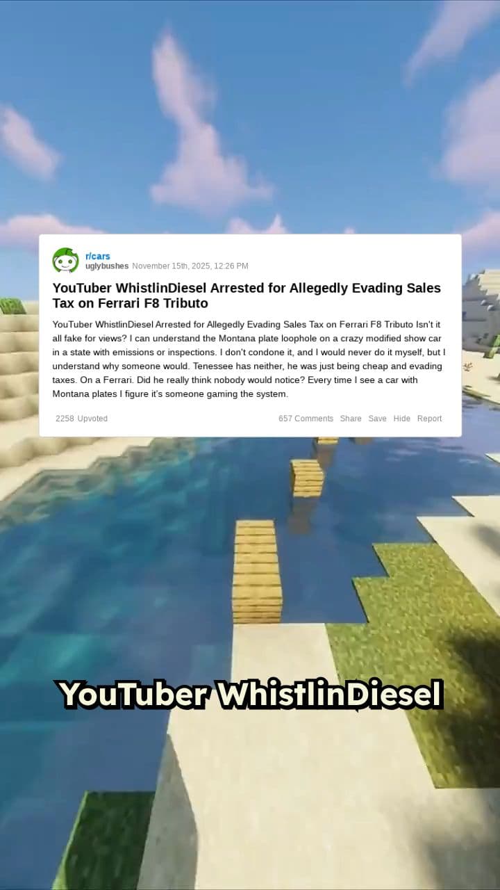 WhistlinDiesel Arrested for Tax Evasion