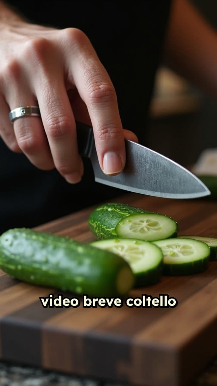 ASMR: Coltello che taglia verdure