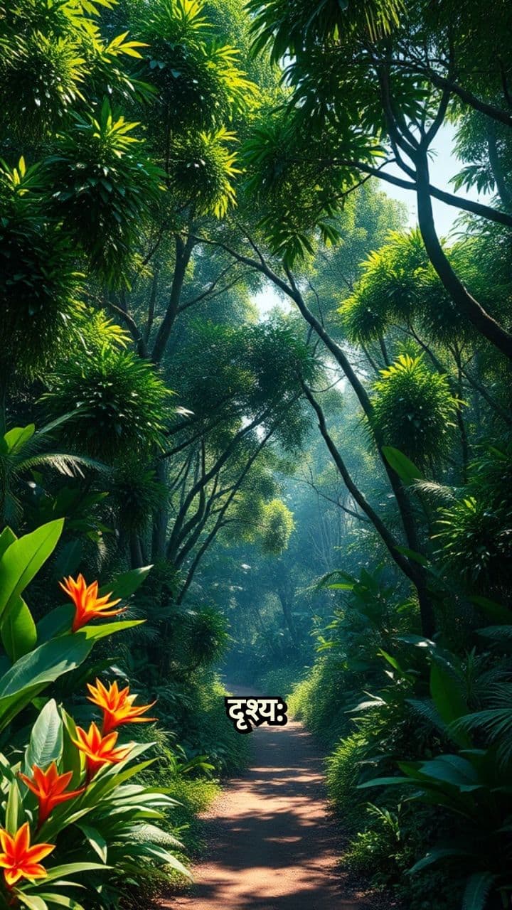 जंगल में बस की परेशानी