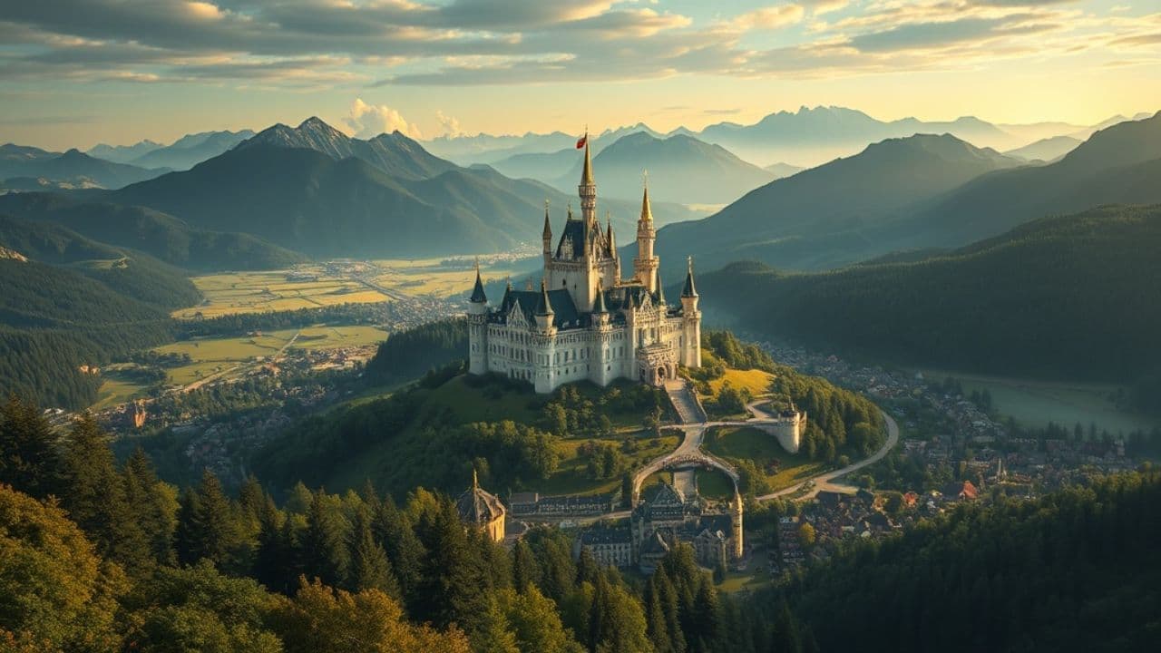 Eternal Rose in Twilight's Embrace