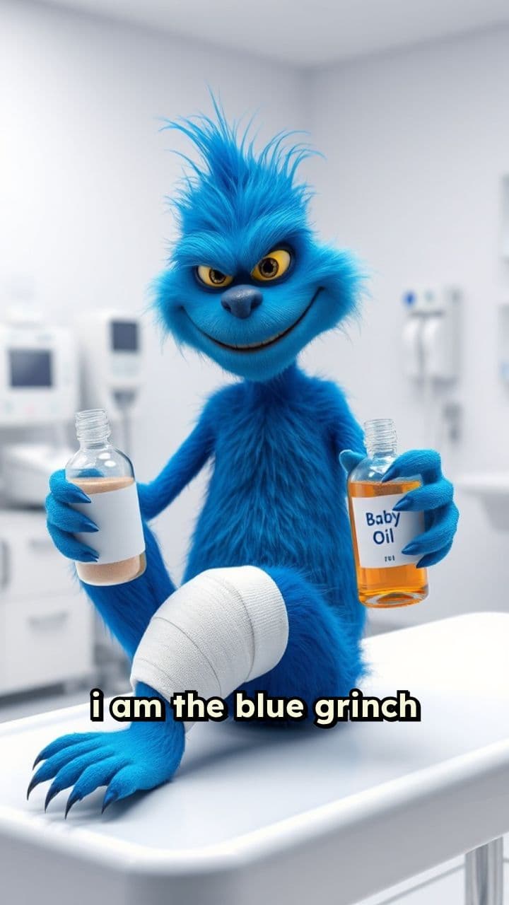 Blue Grinch's Knee Surgery Needs