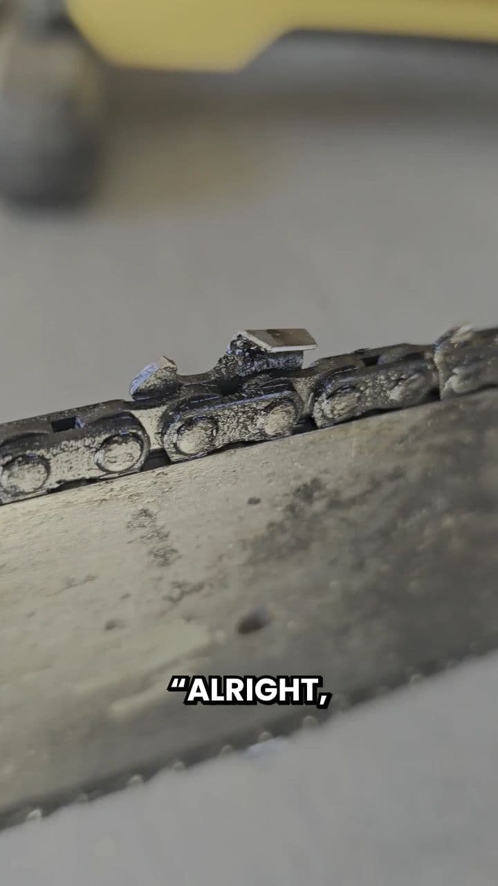 Electric Chainsaw Sharpener Saves Time