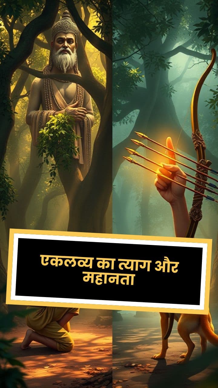 एकलव्य का त्याग और महानता