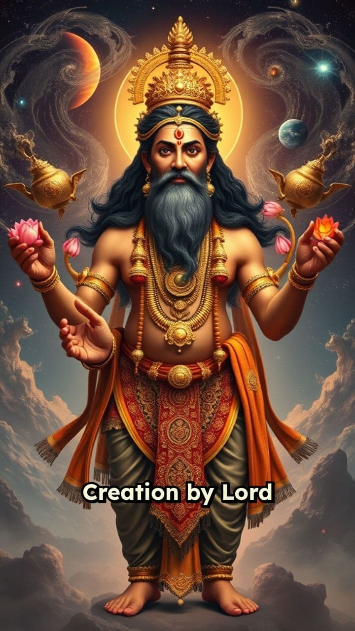 The Creation of the Universe by Brahma