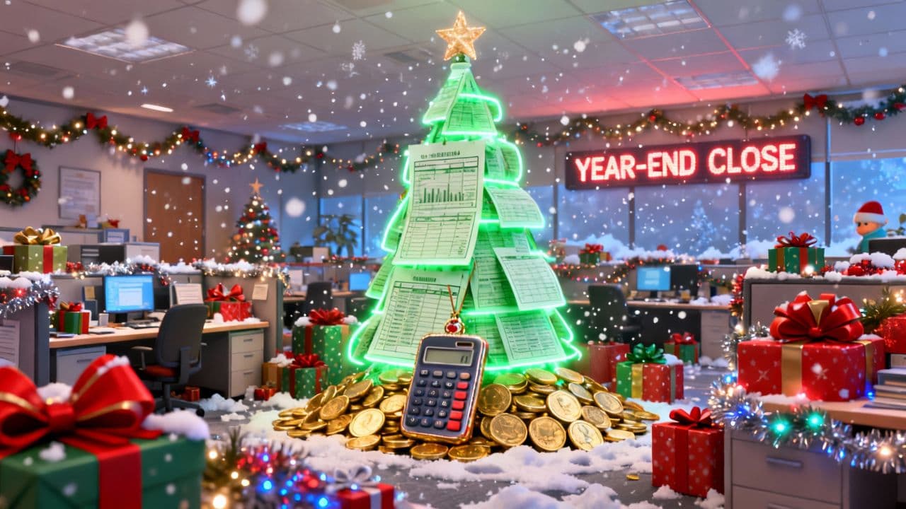 Pixar-Style 3D Holiday Office Music Video