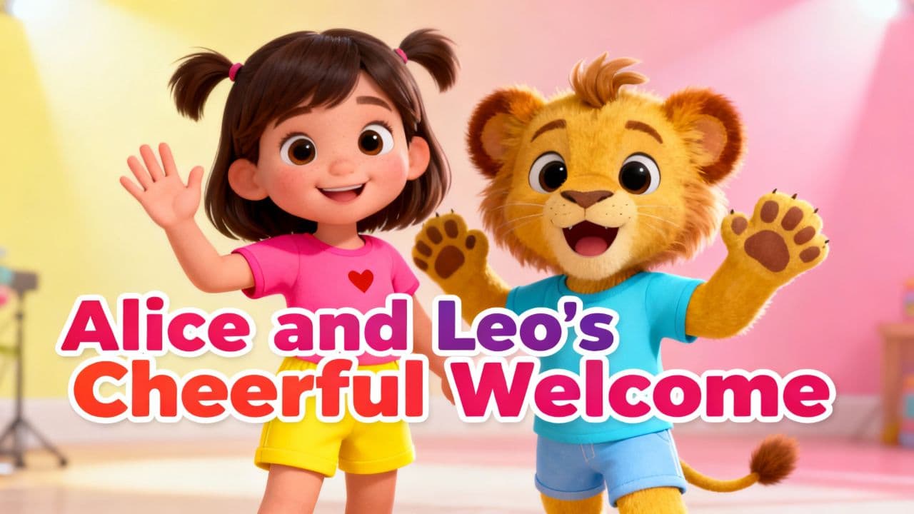 Alice and Leo's Cheerful Welcome