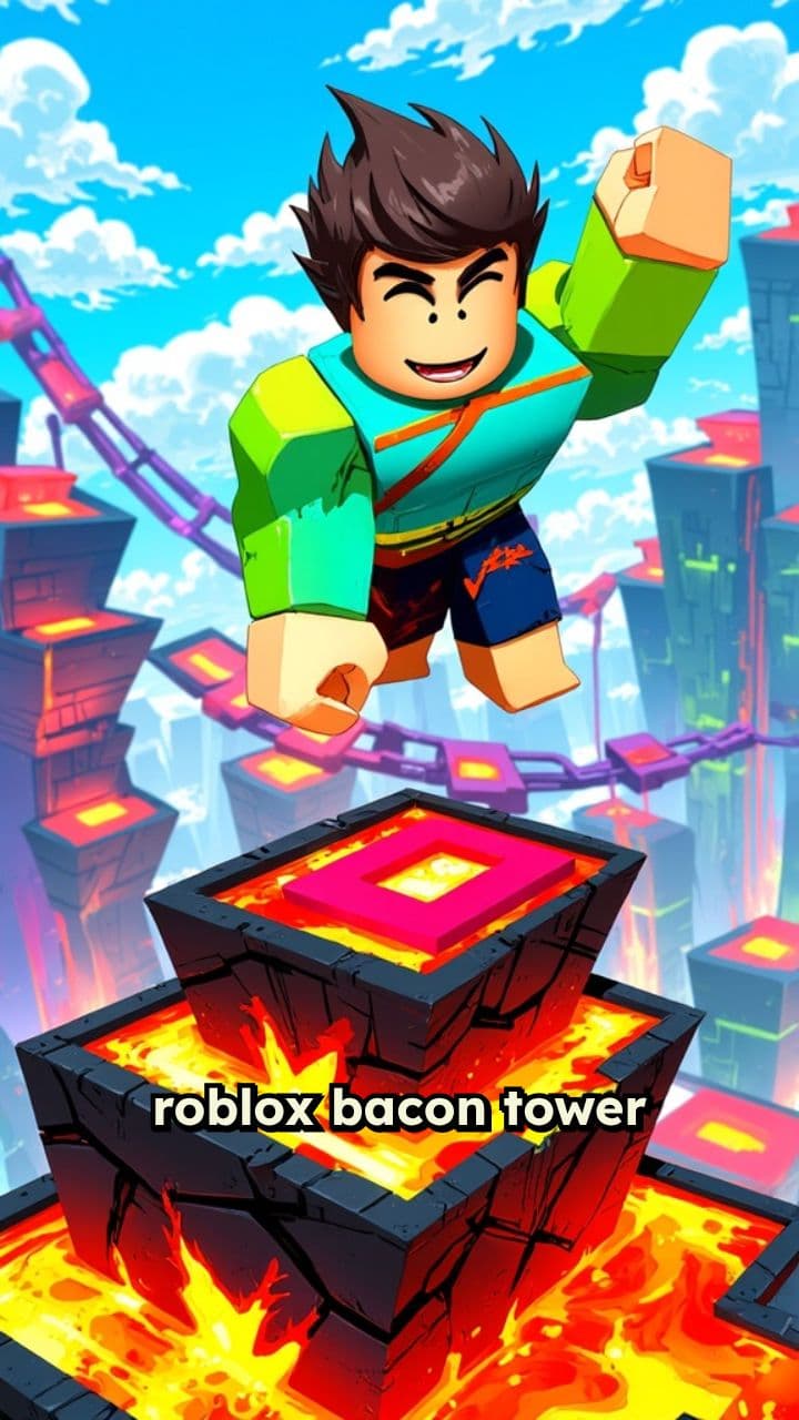 Bacon Tower of Hell Gameplay