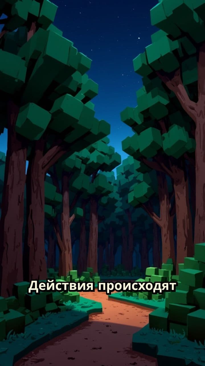 Гонка с оленем в темной пещере