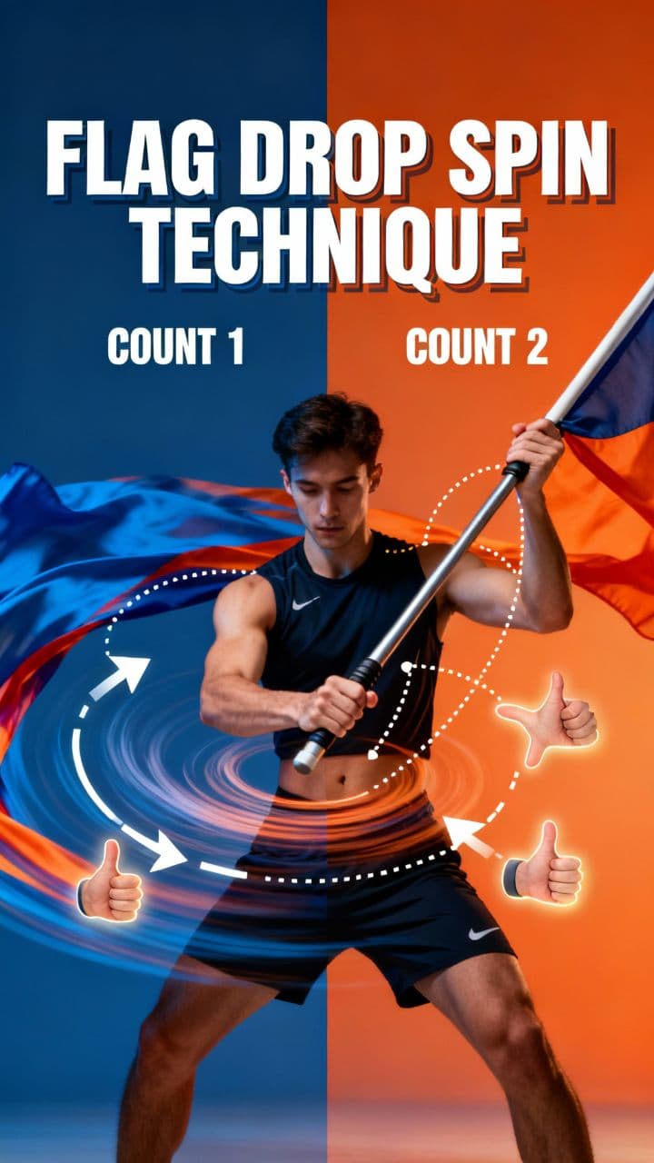 Flag Drop Spin Technique