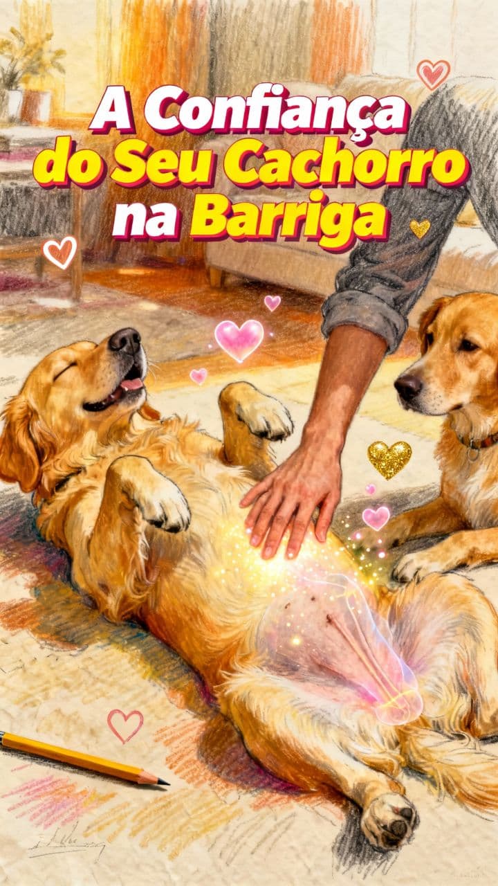 A Confiança do Seu Cachorro na Barriga