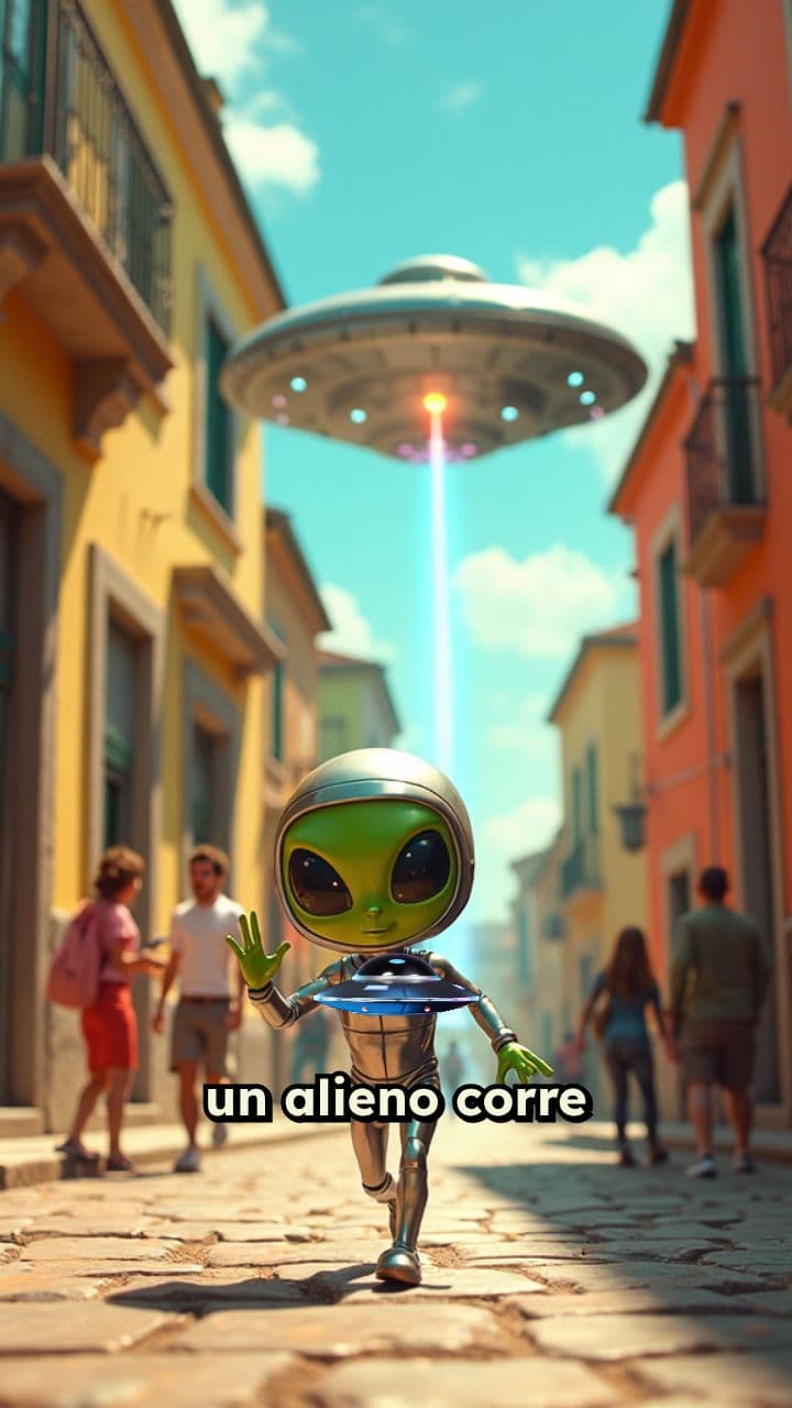 L'alieno di Napoli e la navicella