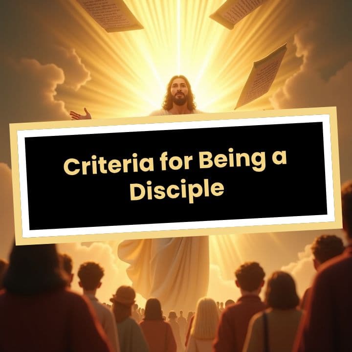 Criteria for Being a Disciple
