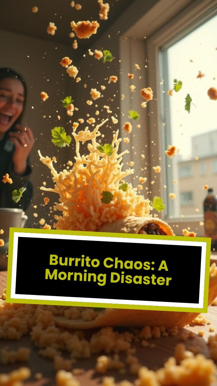 Burrito Chaos: A Morning Disaster